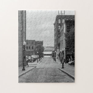 St Louis Alley Grayscale Jigsaw Puzzle