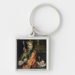 St. Louis  and his Page, c.1585-90 Key Ring