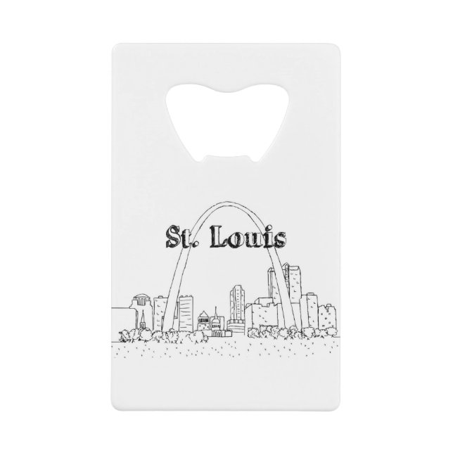 St. Louis Arc Vacation Drawing Vacation Art Travel (Front)