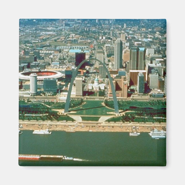 St. Louis Arch and Skyline Magnet (Front)