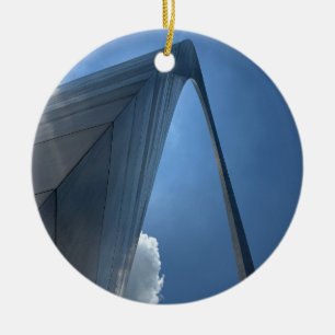 st Louis arch Ceramic Tree Decoration