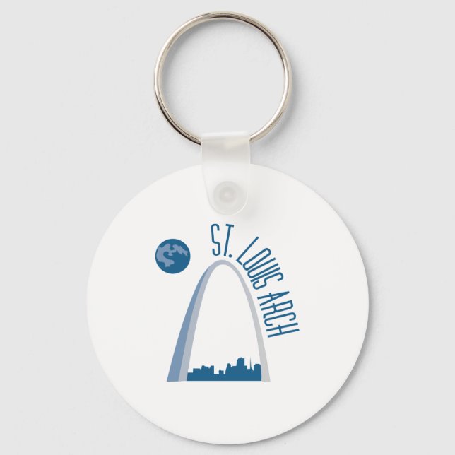 St. Louis Arch Key Ring (Front)