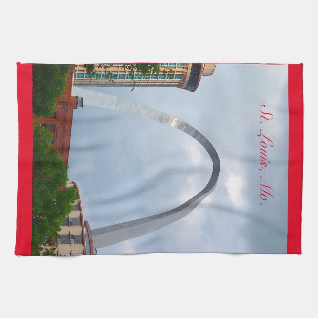 St. Louis Arch Kitchen Towel (Horizontal)
