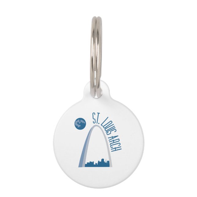 St. Louis Arch Pet Tag (Front)