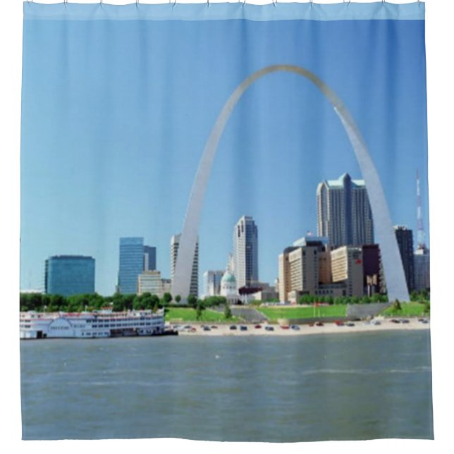 St. LOUIS ARCH Shower Curtain (Front)