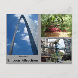 St. Louis Attractions Postcard