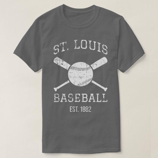 St Louis Baseball Team I T-Shirt (Design Front)