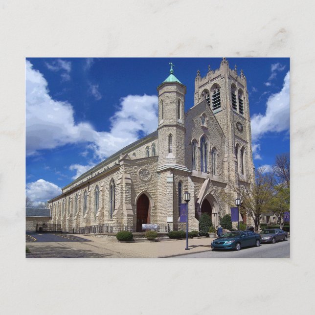 St. Louis Bertrand Catholic Church Postcard (Front)
