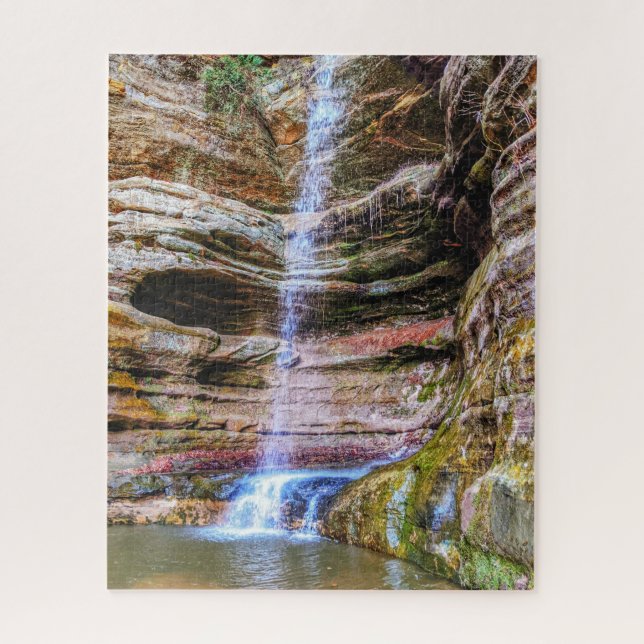 St. Louis Canyon, Starved Rock State Park Jigsaw Puzzle (Vertical)