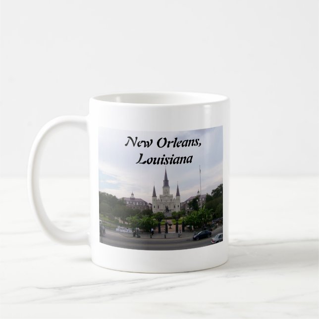 St Louis Cathedral Coffee Mug (Left)