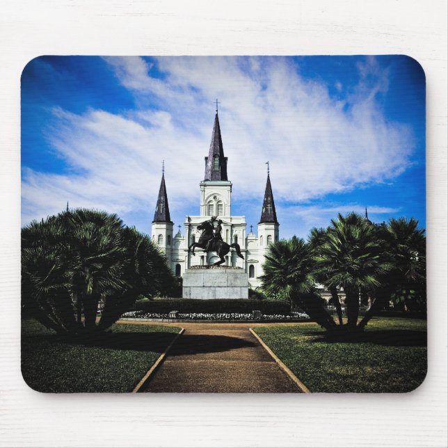 St Louis' Cathedral Mouse Pad (Front)