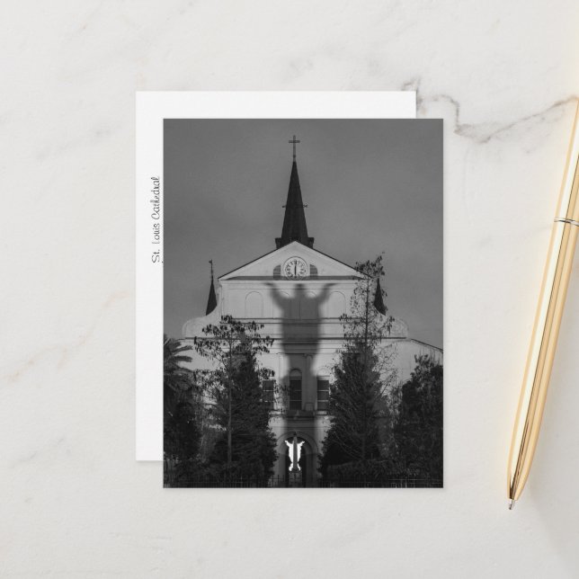 St. Louis Cathedral New Orleans Louisiana Postcard (Front/Back In Situ)