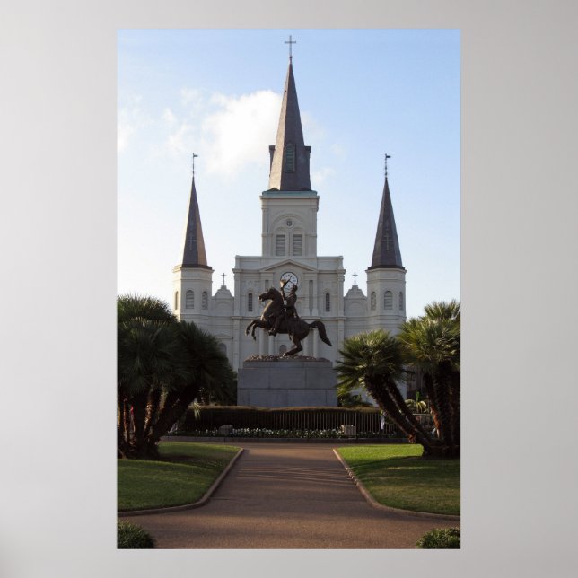 St. Louis Cathedral, New Orleans Poster (Front)