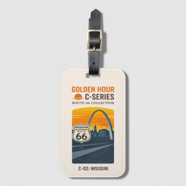 St. Louis Centennial Gateway Journey Luggage Tag (Front Vertical)