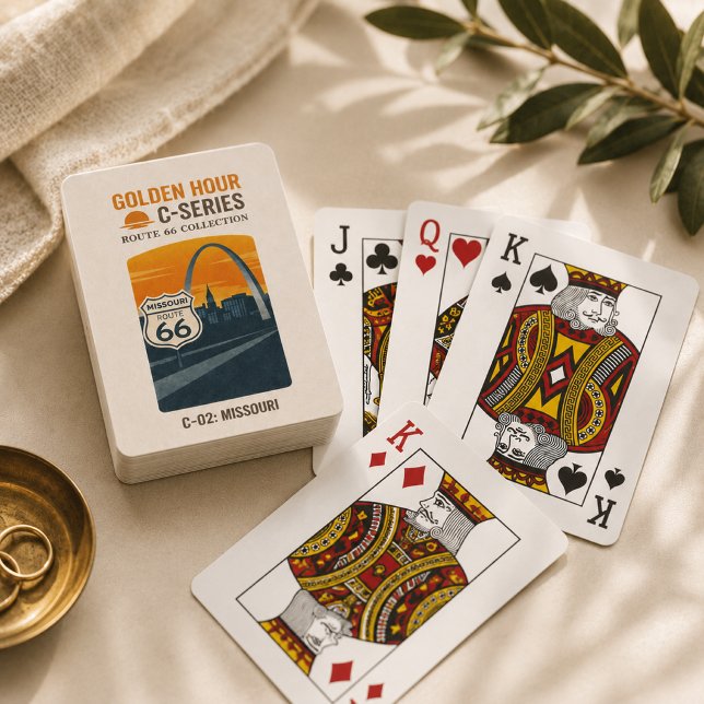 St. Louis Centennial Gateway Sunset Deck Playing Cards (Creator Uploaded)