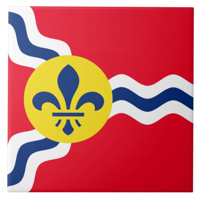 St. Louis city flag Tile (Front)
