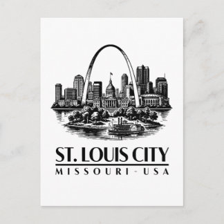 St. Louis City Missouri USA Postcard