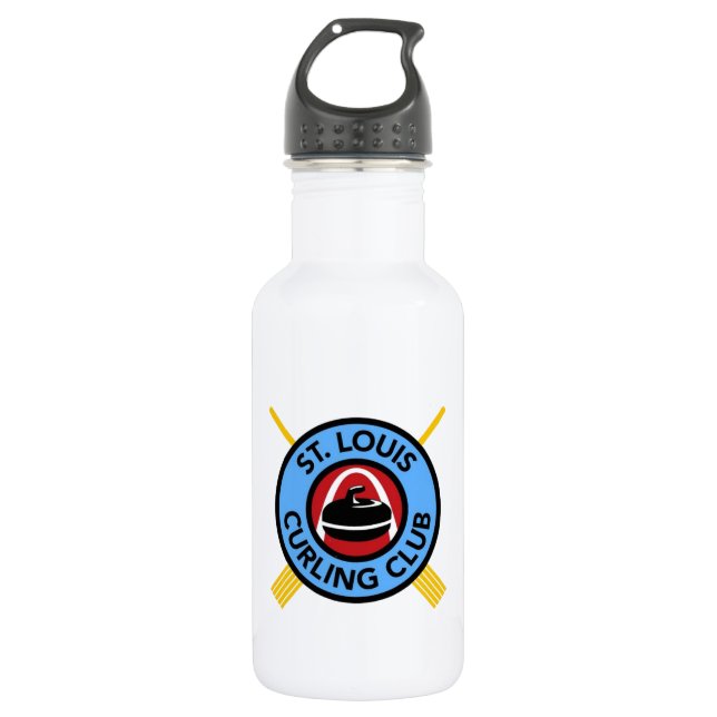 St Louis Curling Club 532 Ml Water Bottle (Front)