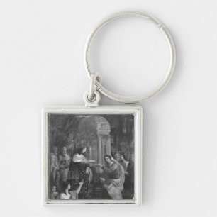 St. Louis  distributing alms Key Ring