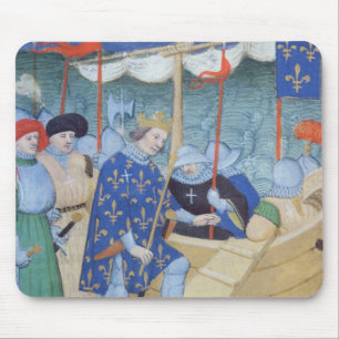 St. Louis embarking for the Crusades Mouse Pad