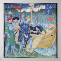St. Louis embarking for the Crusades