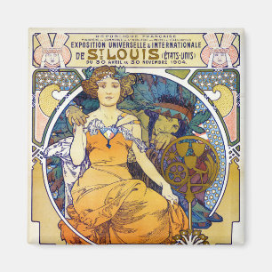 St. Louis Exhibition, Mucha Magnet
