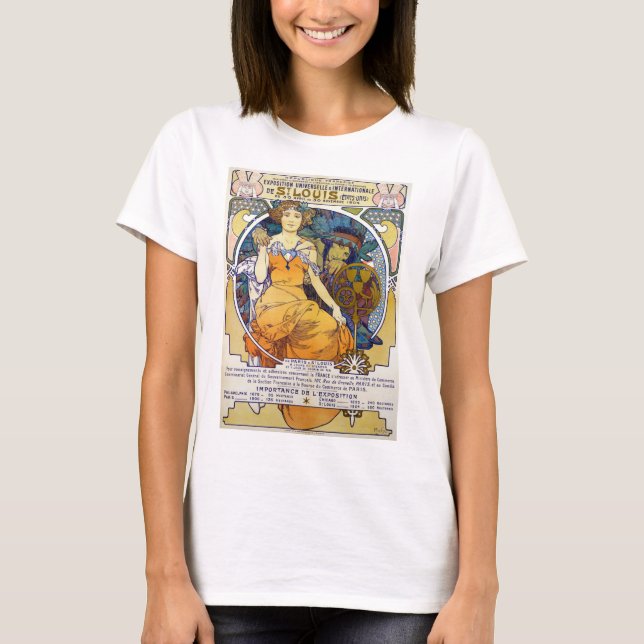 St. Louis Exhibition, Mucha T-Shirt (Front)
