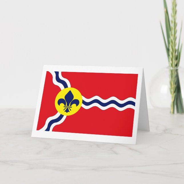St. Louis Flag Greeting Card (Front)