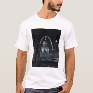 St. Louis Gateway Arch at Night T-Shirt