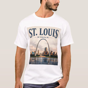St. Louis Gateway Skyline T-Shirt