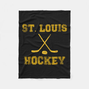 St. Louis Ice Hockey Sticks State Outile Stl Tee Fleece Blanket