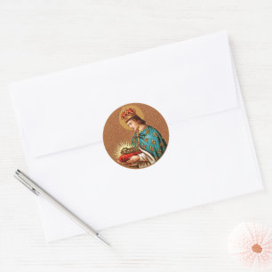St. Louis IX (Detail; ‘Medallion’ Only; BK 065) Classic Round Sticker