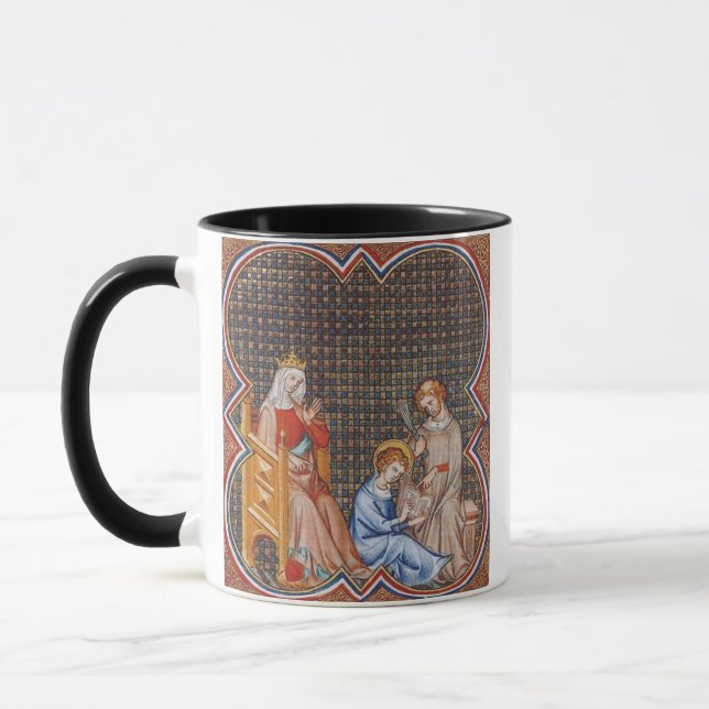 St. Louis IX of France Patron of Kings Art Mug (Left)
