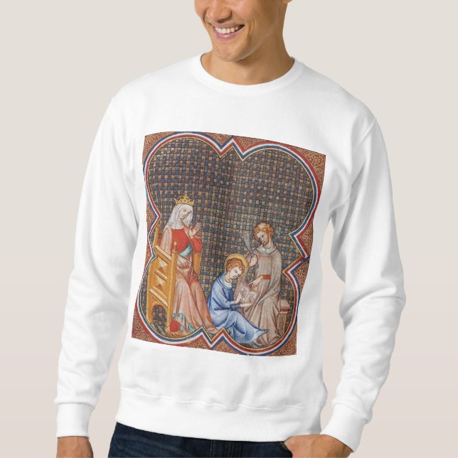 St. Louis IX of France Patron of Kings Art Sweatshirt (Front)