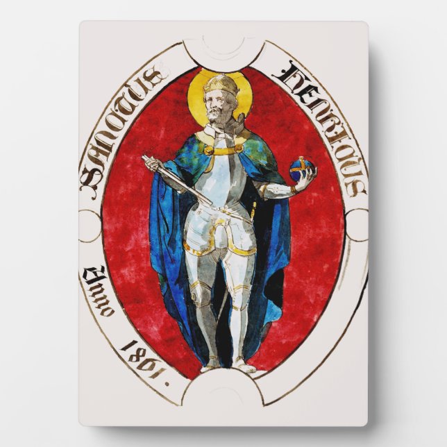 St. Louis IX of France Patron of Kings Plaque (Front)
