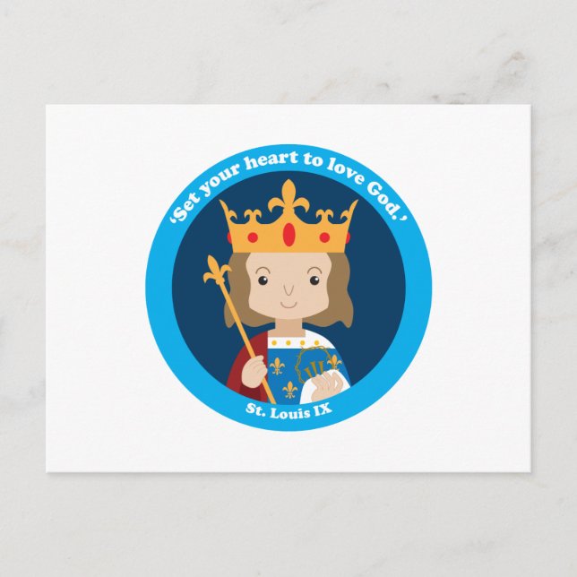 St. Louis IX Postcard (Front)