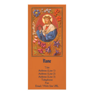 St. Louis IX the King (PM 05) Customisable Rack Card