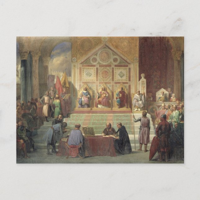 St. Louis  King of France Postcard (Front)