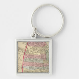 St Louis Map by Mitchell Key Ring