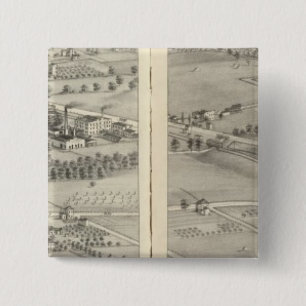 St. Louis, Missouri 2 15 Cm Square Badge