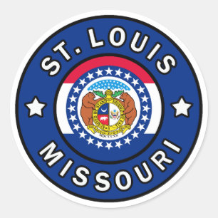 St. Louis Missouri Classic Round Sticker