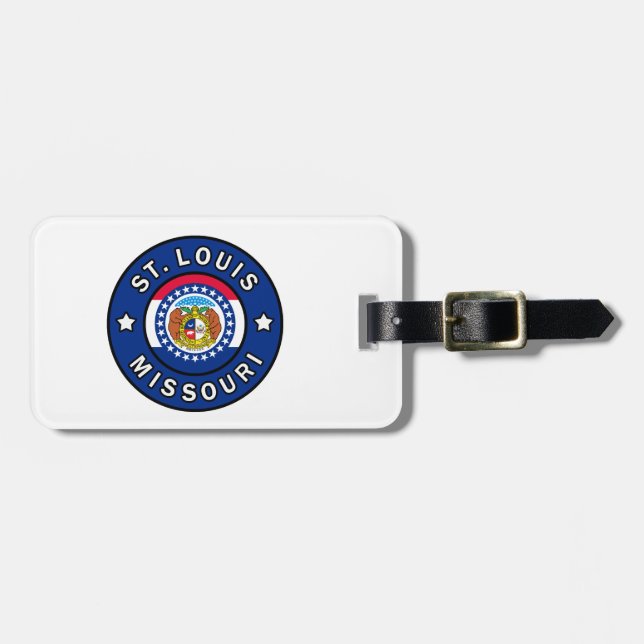 St. Louis Missouri Luggage Tag (Front Horizontal)