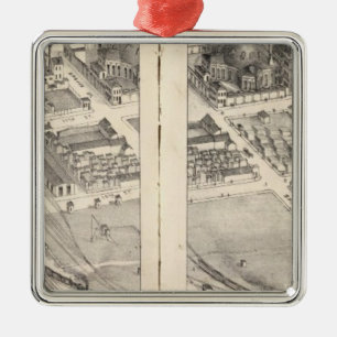 St. Louis, Missouri Metal Tree Decoration