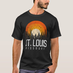 St  Louis Missouri MO   Retro Vintage 70s 80s 90s  T-Shirt