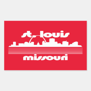 St. Louis Missouri Rectangular Sticker
