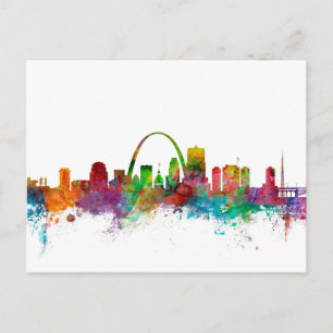 St Louis Missouri Skyline Postcard