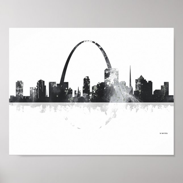 ST LOUIS, MISSOURI SKYLINE POSTER (Front)
