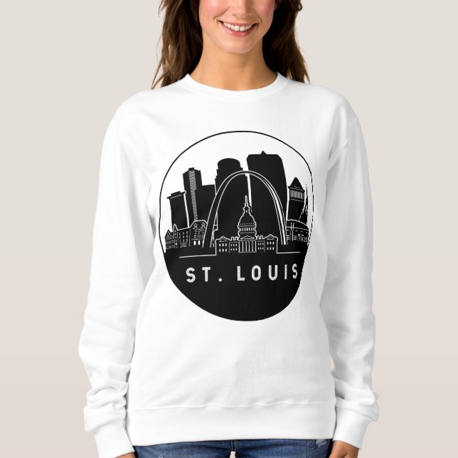 St. Louis Missouri Skyline Sweatshirt (Front)