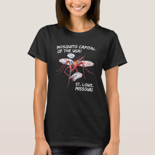 St Louis Missouri Souvenir Mosquito Capital of T-Shirt