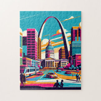 St Louis, Missouri | The Gateway Arch  Jigsaw Puzzle
